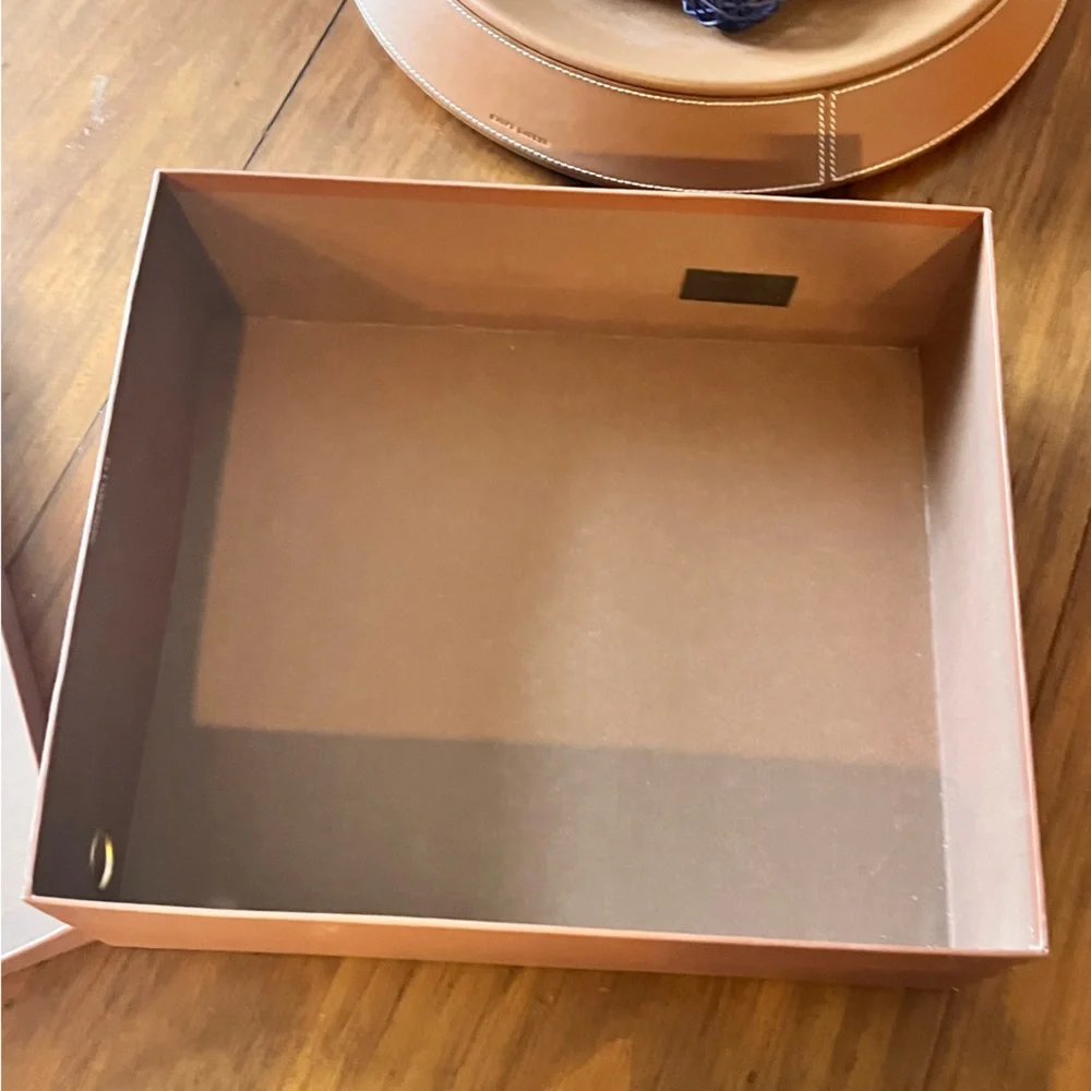 Coach New York Empty Heavy Duty shoe storage gift box brown